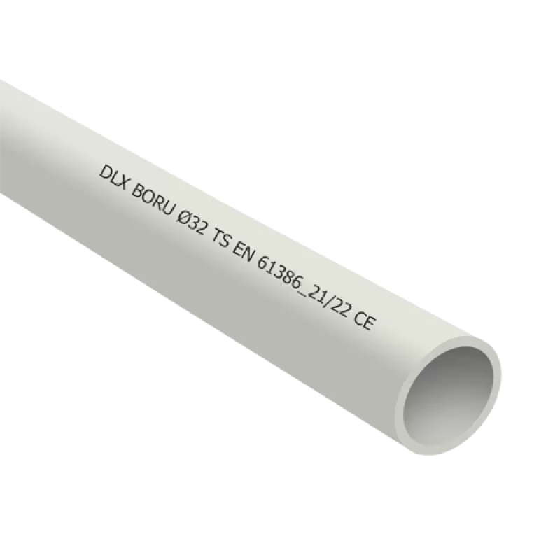 Tub PVC rigid D16, 750N, Halogen free, 3m - DLX TRP-802-16