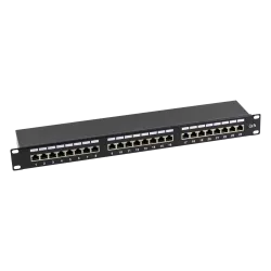 Patch Panel 1U, FTP cat5e, 24 porturi RJ45 - ASYTECH Networking ASY-PP-FTP5E-24