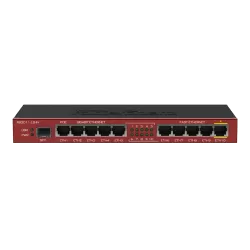 Router 5 x Fast Ethernet, 5 x Gigabit, 1 x SFP, 1 x PoE, RouterOS L4 - Mikrotik RB2011iLS-IN