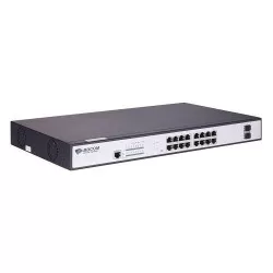 Switch BDCOM S2518PB PoE Full Gigabit 16 porturi, 2 SFP, 300W, L2, 1U