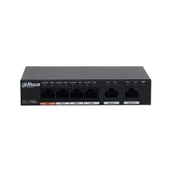 Switch Dahua PFS3006-4GT-60 PoE 4+2 porturi Gigabit, 60W