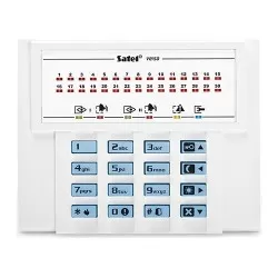 Tastatura alarma Satel VERSA-LED-BL, Afisaj LED, Compatibila VERSA, Alb/albastru