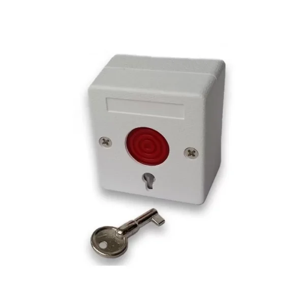 BUTON DE PANICA CU RETINERE NO/NC PLASTIC