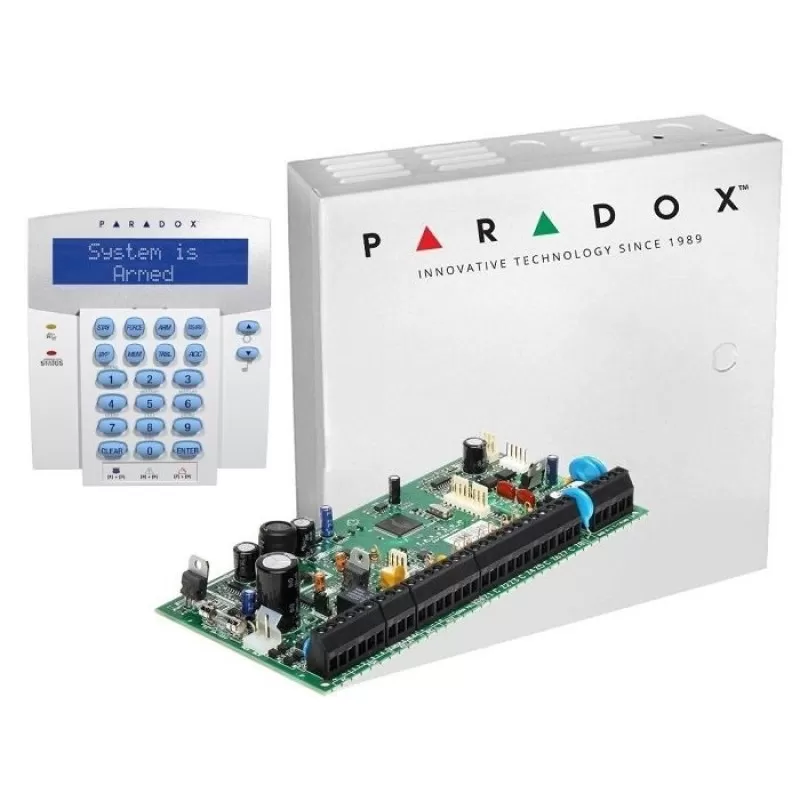 CENTRALA PARADOX SPECTRA + CUTIE SI TRAF + K32LX
