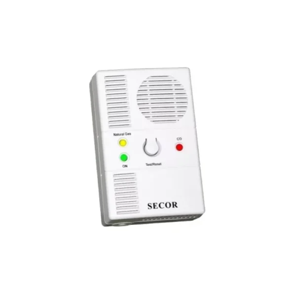 DETECTOR DE GAZ METAN SI MONOXID DE CARBON 24V