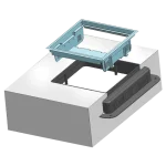 Doza de pardoseala in carcasa plastic - DLX UBS-890-12 - imagine 3