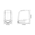Kit automatizare poarta batanta 2x2.5m -MOTORLINE TELICA230-KIT - imagine 3