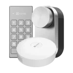 Kit incuietoare inteligenta cu hub pentru conexiune internet inclus si scenarii smart - EZVIZ CS-DL01/DL01CP/A3