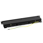 Patch Panel 1U, FTP cat5e, 24 porturi RJ45 - ASYTECH Networking ASY-PP-FTP5E-24 - imagine 4