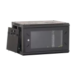 Rack perete 6U 19' 600x600, capacitate incarcare 80 Kg, negru - ASYTECH Networking ASY-6U-6060W - imagine 4