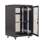 Rack podea 18U 19' 600x600, capacitate incarcare 500 Kg, negru - ASYTECH Networking ASY-18U-6060E - imagine 4