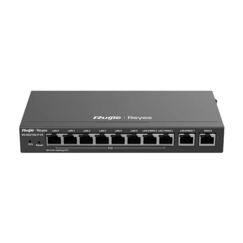 Router 8 x RJ45 1G PoE Router 8 x RJ45 1G PoE