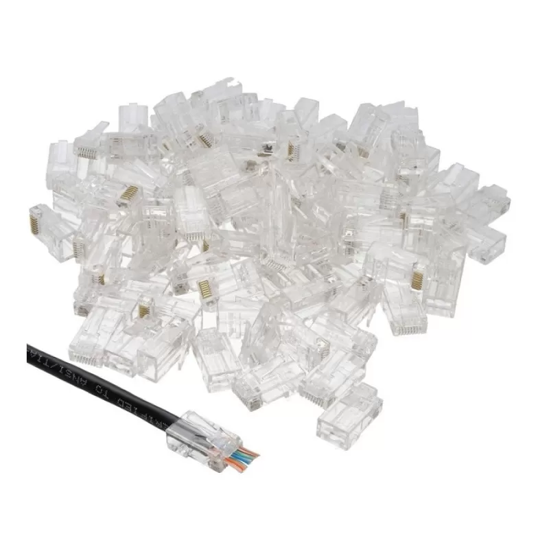 SET 100 BUCATI MUFA EZ UTP CAT6E SET 100 BUCATI MUFA EZ UTP CAT6E