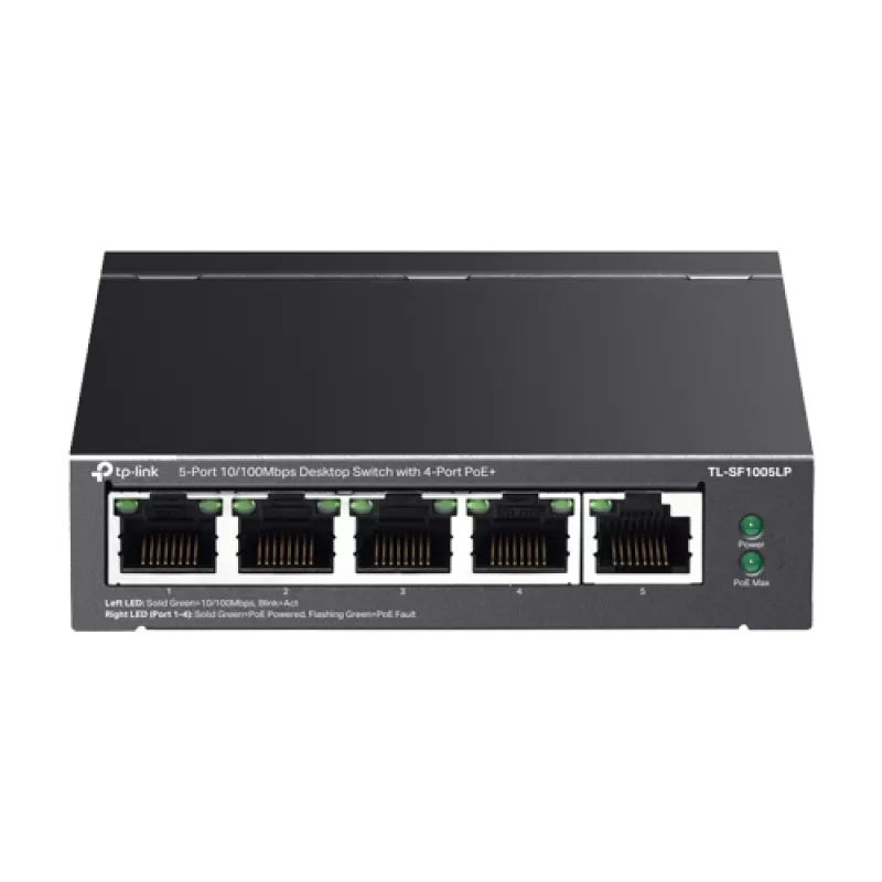 Switch 4 x RJ45 10/100 Mbps PoE Switch 4 x RJ45 10/100 Mbps PoE