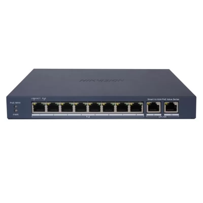 SWITCH CU 10 PORTURI GIGABIT (8 POE)