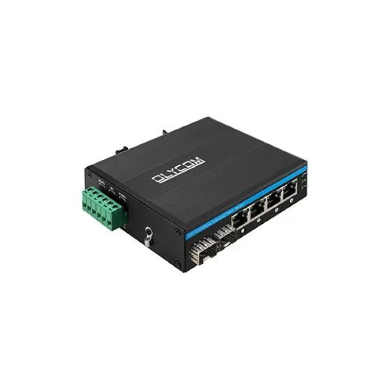 Switch Olycom IM-FP244GE industrial PoE 4 porturi Gigabit