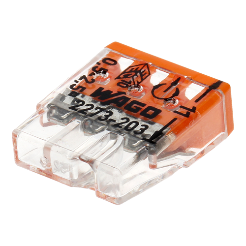 2273-203_1 Conector compact de imbinare, 3 fire, max. 2.5 mm² (100 buc.) - WAGO 2273-203 - imagine 1