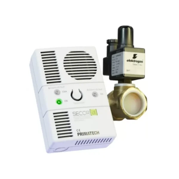 DETECTOR CU ELECTROVALVA 3/4" SI CONECTOR EXTERN