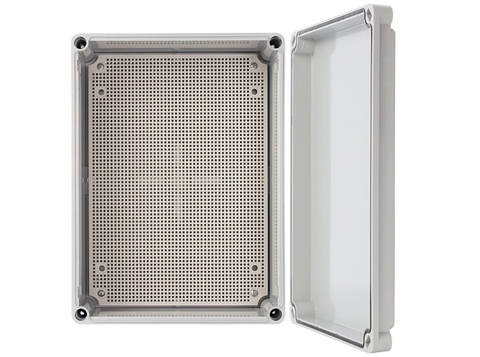 AWB281913_202661061057543368.jpg CARCASA DIN ABS 280X190X130MM, REZISTENTA LA APA - imagine 1