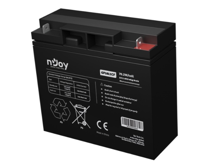 GP1812CF_202661160215531216.jpg ACUMULATOR UPS, 12V, T3, PB-ACID AGM - imagine 1
