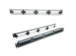 PATCH PANEL CU 24 PORTURI, 1U, UTP CAT.6 - imagine 2