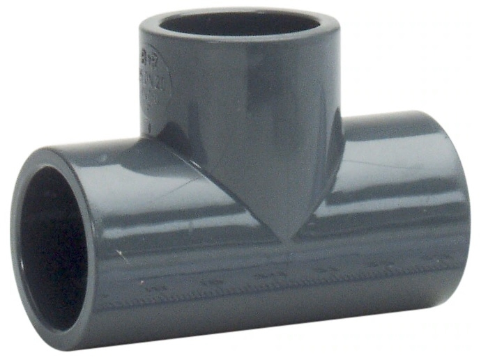 PIP-008-G_202661553806489969.jpg PIESA T (ABS), 25MM, 10 BUC/PACHET, GRI - imagine 1