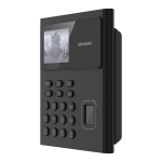 Terminal standalone IP de pontaj, LCD 2.4inch, cititor Amprenta, Card Mifare, Wi-Fi - HIKVISION DS-K1T8005MFWX-B-S - imagine 2
