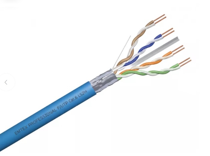 EMT-FTP6-23AWG.1-LSZH-DCA_20267274743343101.jpg CABLU F/UTP, CAT.6, MANTA LSZH, TAMBUR 305M - imagine 1