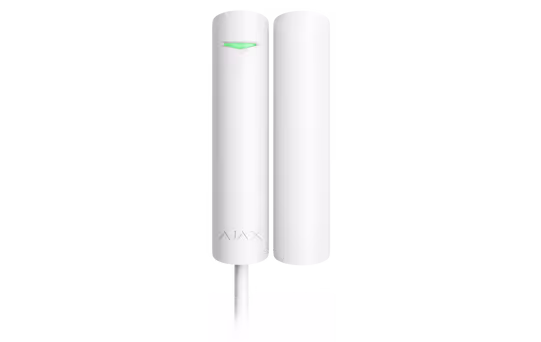 download-24_1.avif Contact magnetic Ajax Superior DoorProtect Fibra, aparent, 1 intrare NC, 2x reed, IP50, alb - imagine 1