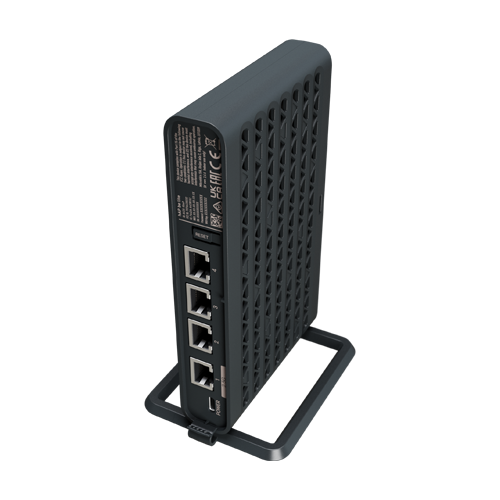 img46963large.png Router hAP be lite, Wi-Fi 7, Dual-Band, 1 x RJ45 2.5G, 3 x RJ45 1G, MLO - MikroTik A42G-HbeP - imagine 1