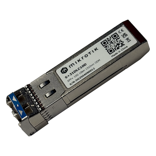 img47173large.png Modul SFP+ 1G/10G Single Mode, 10km, 1310nm - MikroTik S+31DLC10D - imagine 1