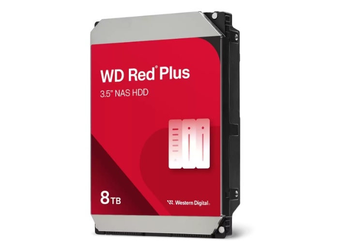 HDD8TBWDREDPLUS_202684105733371295.jpg HDD 8TB WESTERN DIGITAL, SERIA RED PLUS - imagine 1