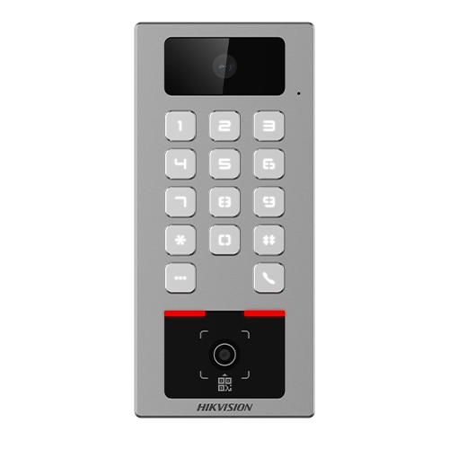 img46886large.png Terminal control acces si interfon, PIN, cititor card, QR, Bluetooth, Wi-Fi, Alarma, IK09 - HIKVISION DS-K1T502DBWX-CQRE1 - imagine 1