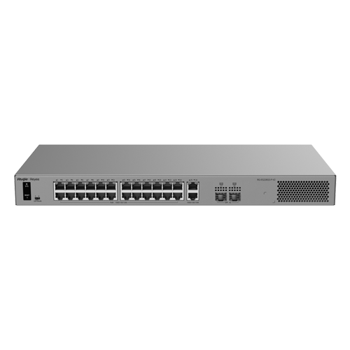 img47792large.png Switch L2, 26 x RJ45 1G (24 x PoE+), 2 x SFP 1G, Putere PoE 370W, Cloud Management - Ruijie Reyee RG-ES228GS-P-V2 - imagine 1