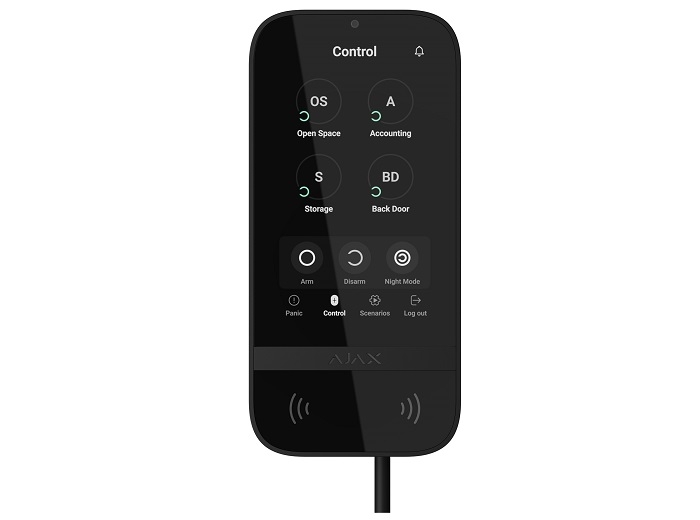 SUPERIORKEYPADTOUCHSCREENFIBRABLK_202683163555867634.jpg TASTATURA CABLATA CU TOUCHSCREEN, NEAGRA - imagine 1