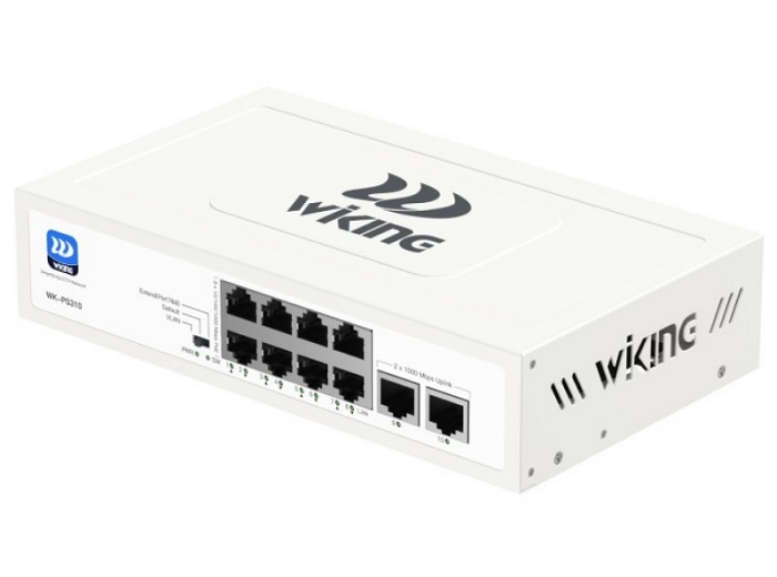 WK-PS310_20269485349644442.jpg SWITCH UNMANAGED CU 10 PORTURI (8 POE) 1000MBPS - imagine 1
