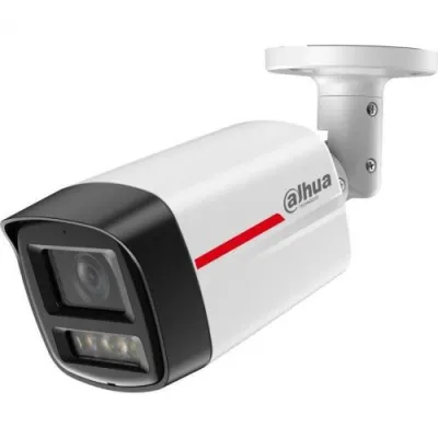 gtgt87.webp Camera Dahua Bullet IP 4MP, microfon, lumina calda 50m, intrusion, tripwire, IP67 - imagine 1