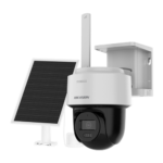 Camera IP PT, 4G, 4MP, 2.8mm, IR/WL 30m, Audio, Smart Tracking, panou solar, IP66 - HIKVISION DS-2CFSP4-4G-2.8mm
