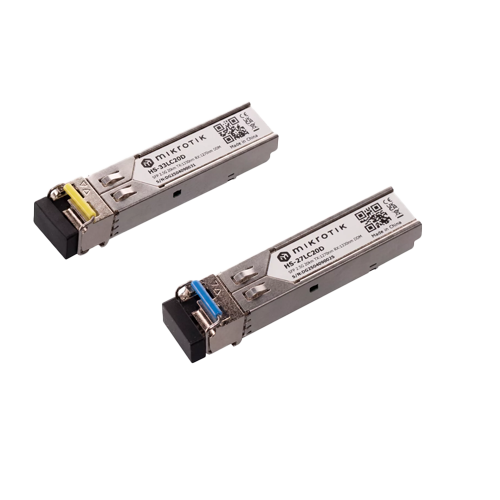 img50477large.png Kit 2 x Module SFP, 1G/2.5G, SM, Simplex LC, 20km, 1270/1330nm, BiDi, Industrial - MikroTik HS-2733LC20D - imagine 1